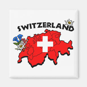 Switz Map Magnet