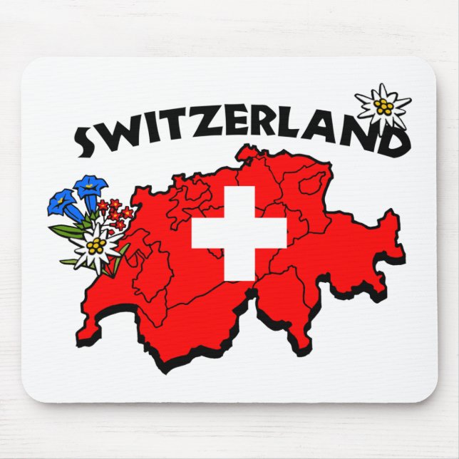 Switz Map Mousepad (Front)
