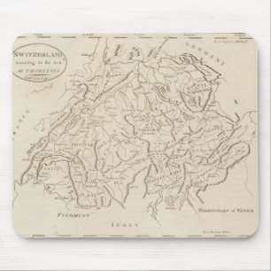 Switzerland 12 mouse pad