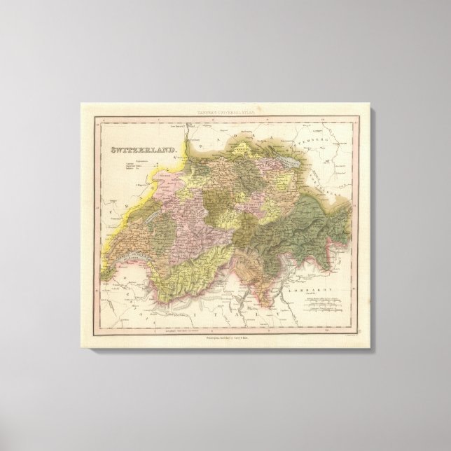 Switzerland 13 canvas print (Front)