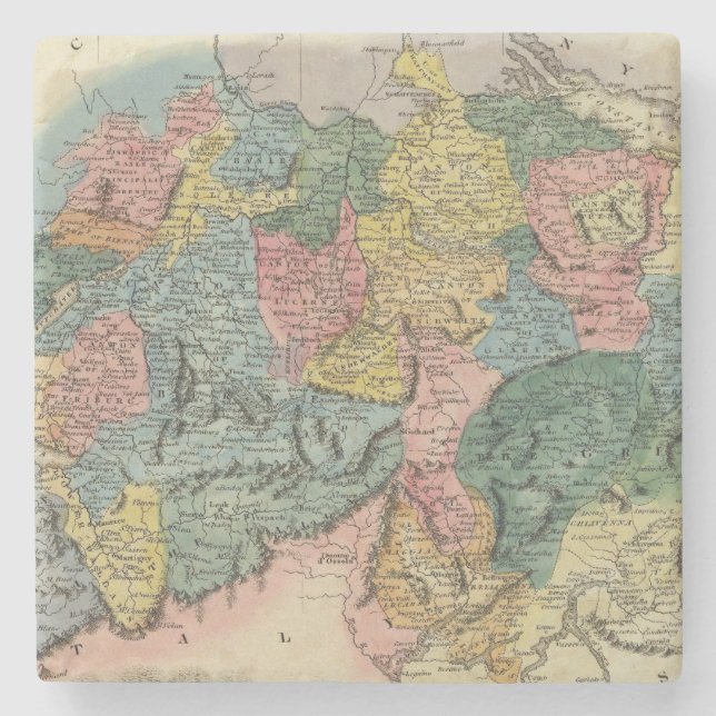 Switzerland 16 stone coaster (Front)