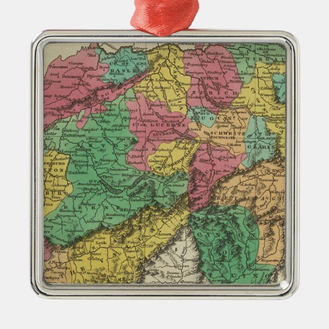 Switzerland 17 metal tree decoration (Front)