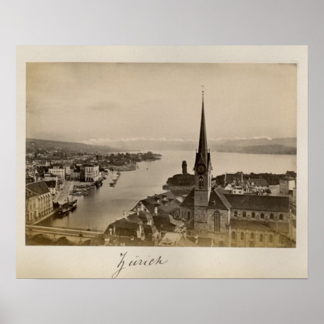 Switzerland 1908, Zurich Poster (Front)