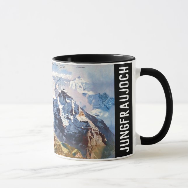 " Switzerland: 2021 - Jungfraujoch Panorama ... cu Mug (Right)