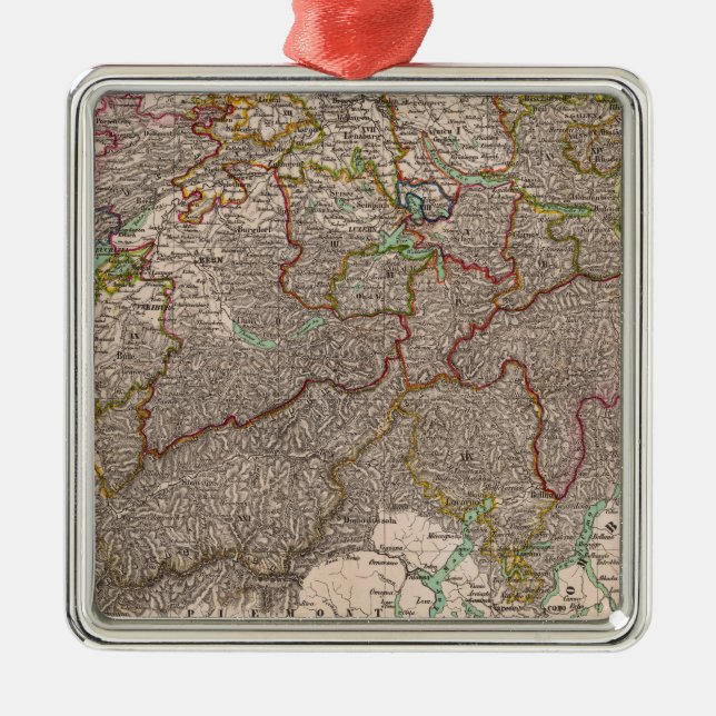 Switzerland 22 metal tree decoration (Front)