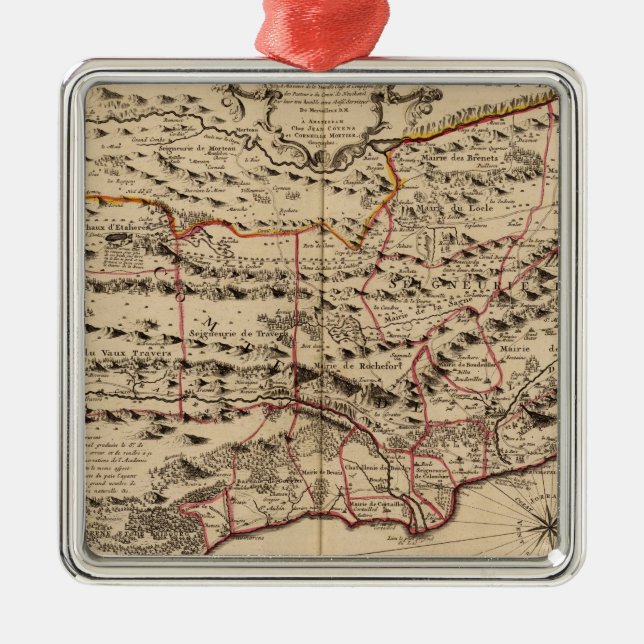Switzerland 23 metal tree decoration (Front)
