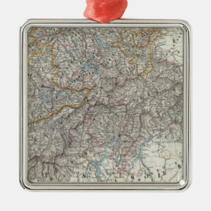 Switzerland 2 metal tree decoration
