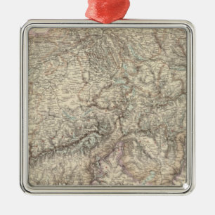 Switzerland 5 metal tree decoration