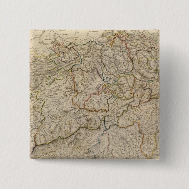 Switzerland 7 15 cm square badge (Front)