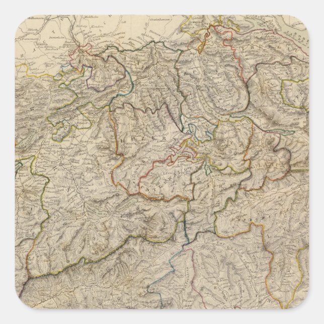 Switzerland 7 square sticker (Front)