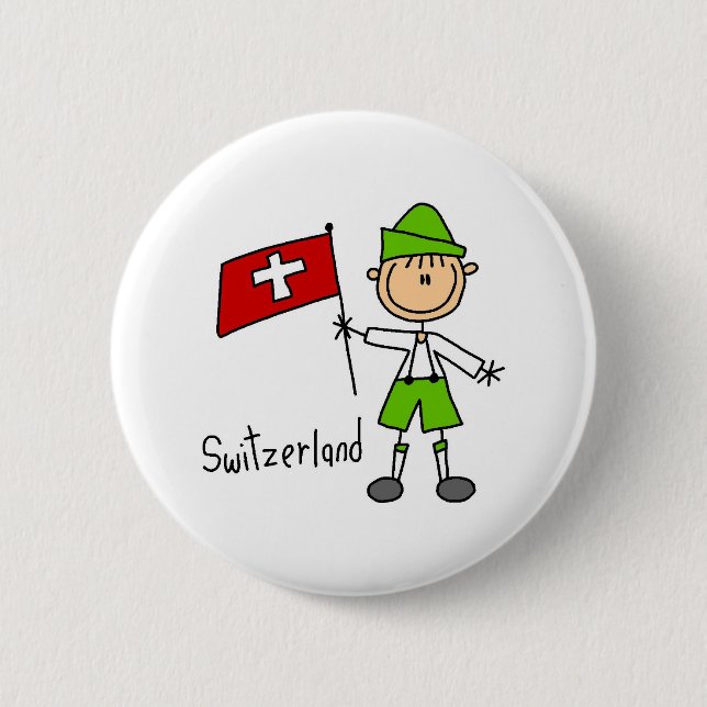 Switzerland Button (Front)