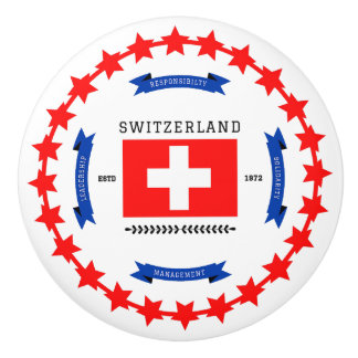 Switzerland ceramic knob