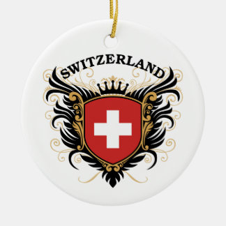 Switzerland Ceramic Tree Decoration