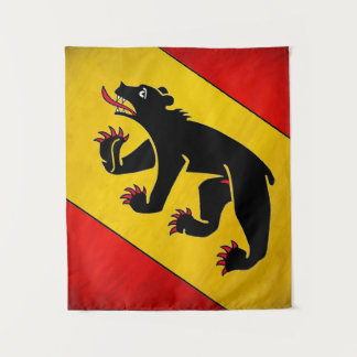 " Switzerland: coat of arms flag Canton Bern ... Tapestry