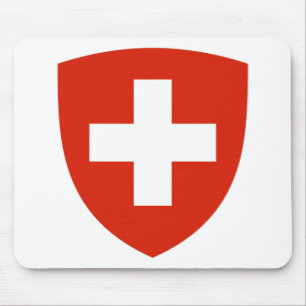 Switzerland Coat of Arms Mouse Pad