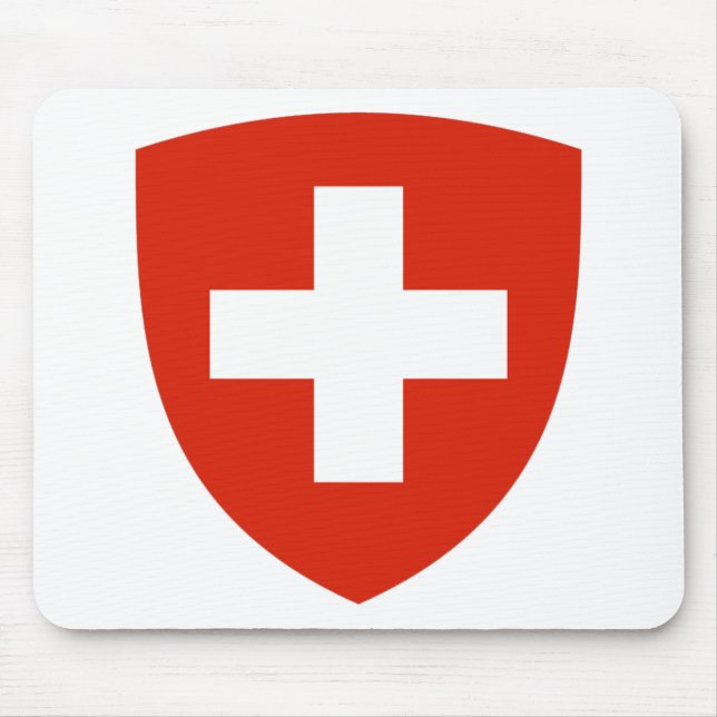 Switzerland Coat of Arms Mouse Pad (Front)