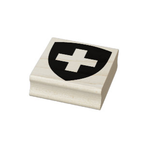 Switzerland Coat of Arms Rubber Stamp