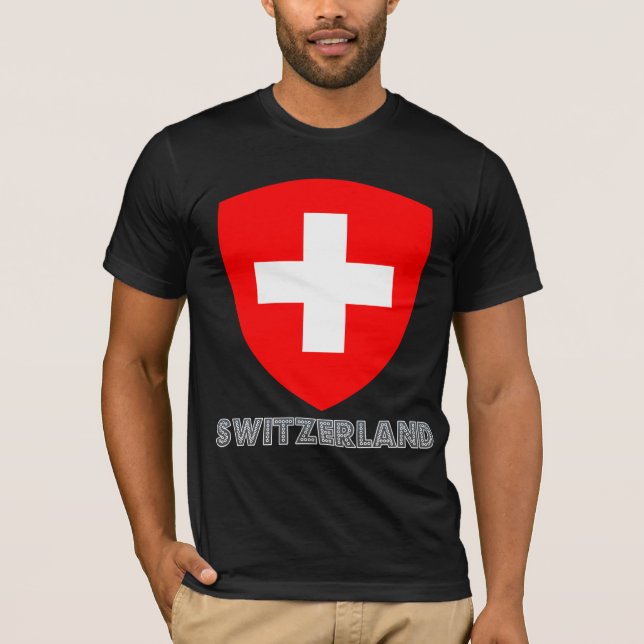 Switzerland Coat of Arms T-Shirt (Front)