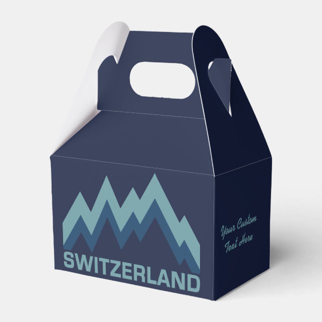 SWITZERLAND custom favour boxes (Front Side)