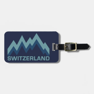 SWITZERLAND custom luggage tag