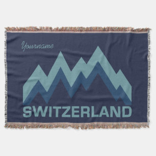 SWITZERLAND custom throw blanket