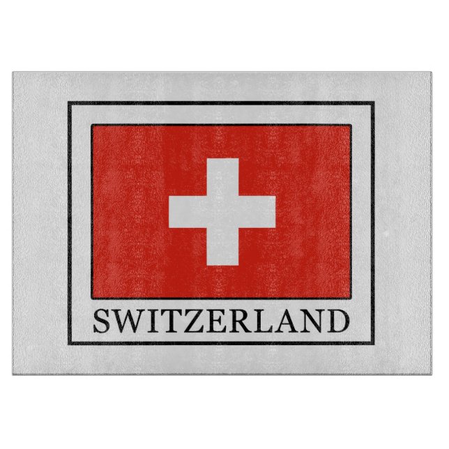 Switzerland Cutting Board (Front)
