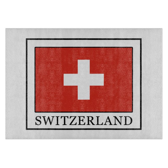 Switzerland Cutting Board (Front)