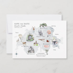 Switzerland Destination Wedding Itinerary Map