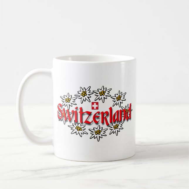 Switzerland Edelweiss Mug (Left)