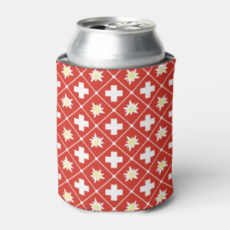Switzerland Edelweiss pattern Can Cooler