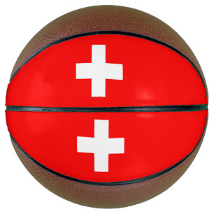 Switzerland Flag Basketball