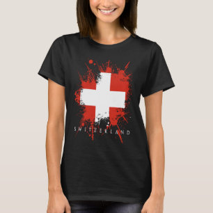 Switzerland Flag Bern Genf State Nationality T-Shirt
