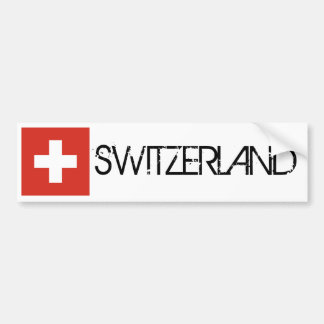 Switzerland Flag Bumper Sticker