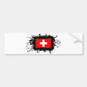 Switzerland Flag Bumper Sticker