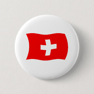 Switzerland Flag Button