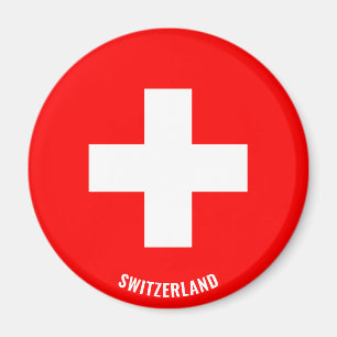 Switzerland Flag Charming Patriotic Magnet