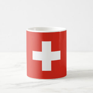 Switzerland flag coffee mug