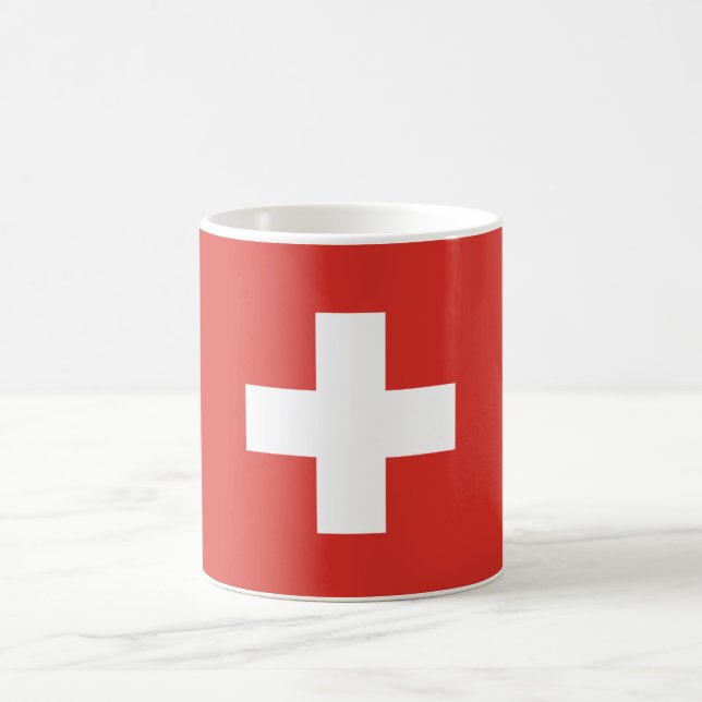 Switzerland Flag Coffee Mug (Center)