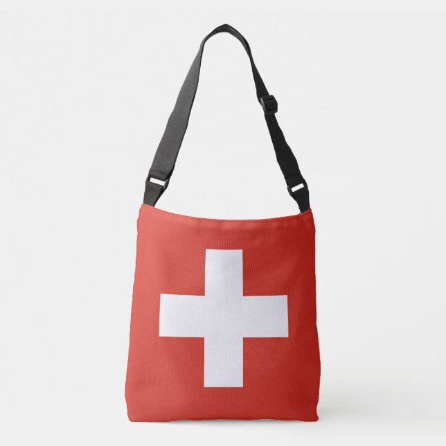 Switzerland Flag Crossbody Bag (Front)