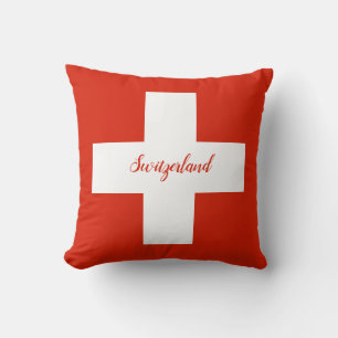 Switzerland Flag Cushion