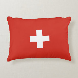 Switzerland flag decorative cushion