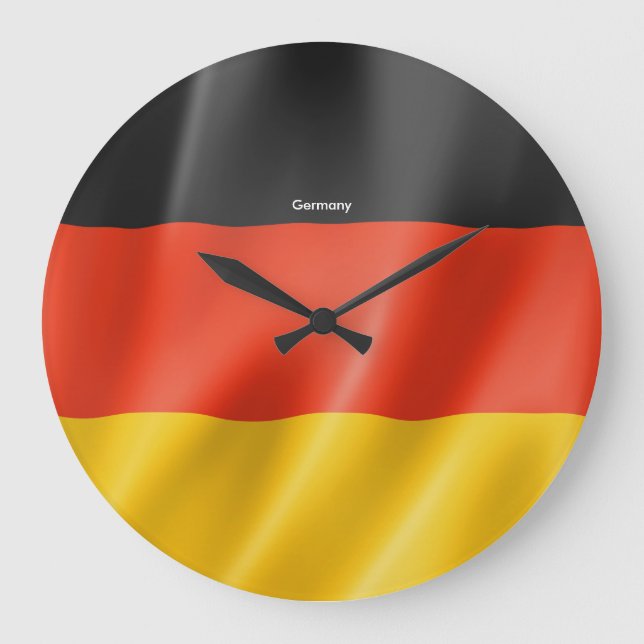 Switzerland flag for Round-Large-Wall-Clock Large Clock (Front)