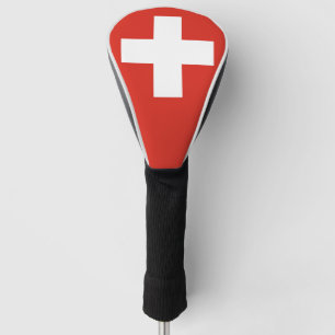 Switzerland flag golf head cover