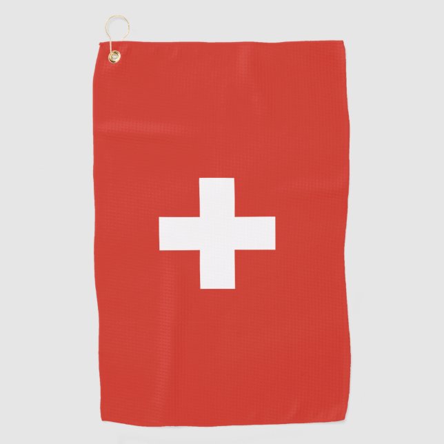 Switzerland flag Golf Towel (Front)