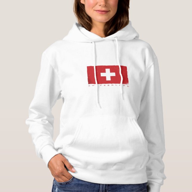 Switzerland Flag Hoodie (Front)