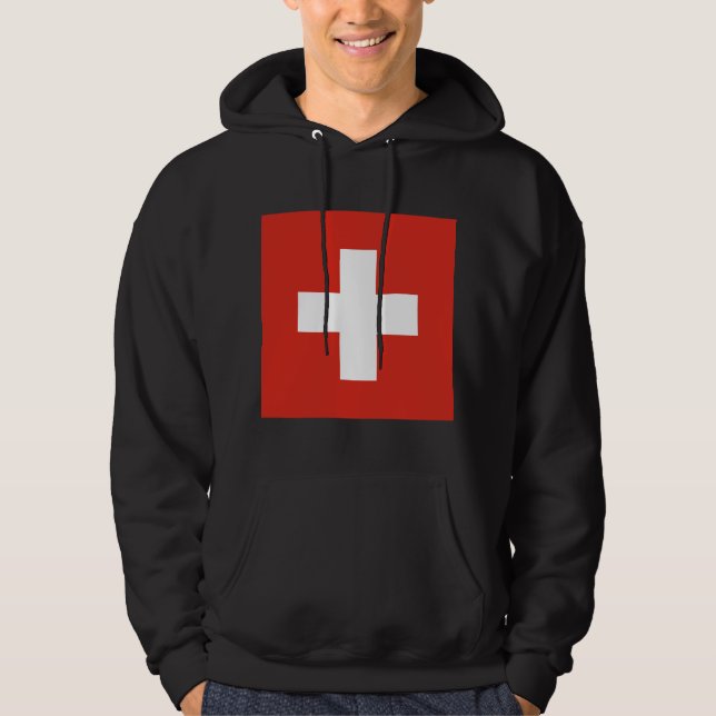 Switzerland flag hoodie (Front)