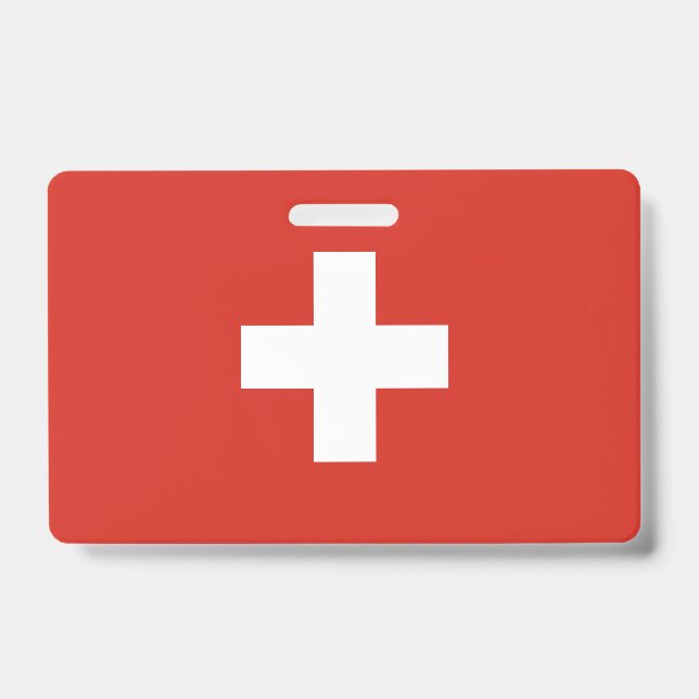 Switzerland flag ID badge (Front)