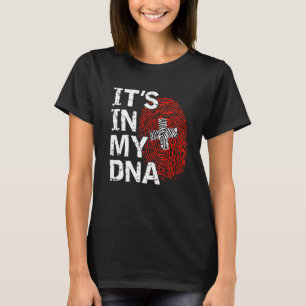 Switzerland Flag It's In My Dna Swiss Roots T-Shirt