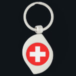 Switzerland Flag Key Ring<br><div class="desc">Switzerland Flag</div>