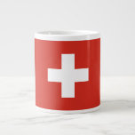 Switzerland Flag Large Coffee Mug<br><div class="desc">Search "wowsmiley" for more products like this one.</div>